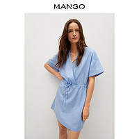 MANGO 芒果 87067878 女士包裹式连衣裙