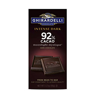 GHIRARDELLI 吉尔德利 92%浓郁黑巧克力 90g*12条