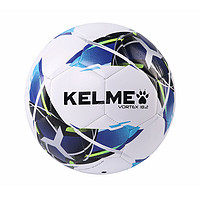 KELME 卡尔美 PU足球 9886130113 白荧光蓝 5号/标准