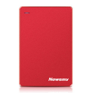 Newsmy 纽曼 清风金属 移动硬盘 1TB USB3.0 东方红