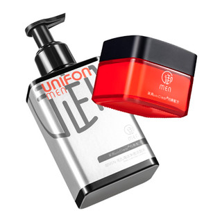 UNIFON MEN 御MEN 男士保湿护肤套装 (毛孔清洁净透洁面液150ml+冰川面霜50g)