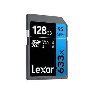 Lexar 雷克沙 128G SD存储卡 U3 V30 相机内存卡class10高速SD大卡800x 128G