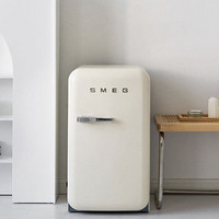 Smeg 斯麦格 FAB5RCRCN 直冷单门冰箱 38L 奶白色