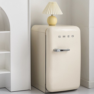 Smeg 斯麦格 FAB5RCRCN 直冷单门冰箱 38L 奶白色