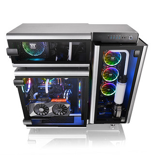 Thermaltake 曜越 LEVEL 20系列 Level 20 周年纪念款 RGB E-ATX机箱 全侧透 黑色