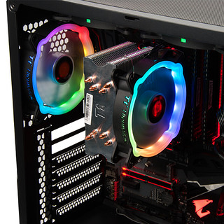 Thermaltake 曜越 启航者L20 RGB ATX机箱 半侧透 黑色