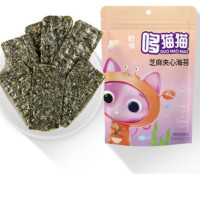 哆猫猫 宝宝麻夹心海苔脆片