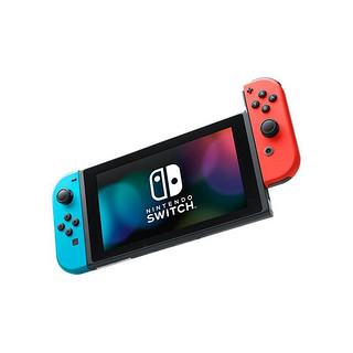 Nintendo 任天堂 Nintendo Switch 游戏机 红蓝色+马力欧卡丁车8 豪华版 游戏实体卡+128GB TF存储卡+方向盘