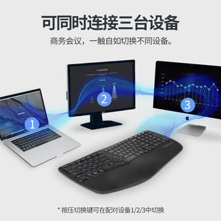 多彩 DeLUX无线蓝牙键盘双模办公静音剪刀脚设计人体工程学静音笔记本电脑多媒体曲线个性可充电抖音同款网红键盘（官方标配、GM902黑色（无线2.4+蓝牙4.0/3.0）无灯光）