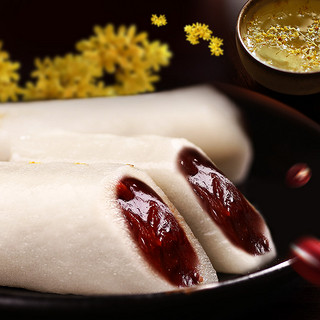 杏花楼上海传统糕点豆沙馅桂花条头糕麻薯糯米糍小吃120g*5（条头糕*5袋）