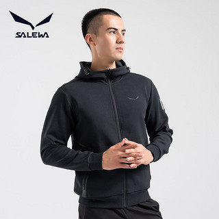 SALEWA 沙乐华 开衫卫衣男士2021春秋新款运动休闲服户外连帽外套（2XL、杏粉-女款）