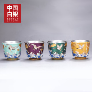 中国白银延颈鹤望鎏银品茗杯足银99纯银品茗杯功夫茶单杯主人杯 足银990延颈鹤望鎏银品茗杯 红色 报价价格评测怎么样 什么值得买 中国白银延颈鹤望鎏银品茗杯足银99纯银品茗杯功夫茶单杯主人杯 足银990延颈鹤望鎏银品茗杯 红色 报价价格评测怎么样 什么值得买