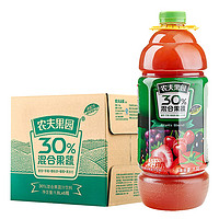 农夫果园 30%混合果蔬 番莓味 1.8L*6瓶