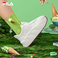 FILA 斐乐官方 GELATO雪糕鞋女 2021春季新款运动鞋休闲增高鞋（40、木薯粉-TA）