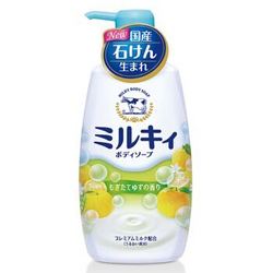 Cow 牛乳石硷 柚子活力沐浴露 550ml