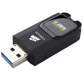 美商海盗船 滑雪者 3.0系列 滑雪者X1 USB 3.0 U盘 黑色 128GB USB