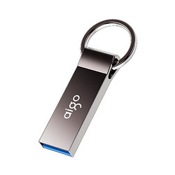 aigo 爱国者 U310 Pro USB 3.1 U盘 银灰色 64GB USB-A