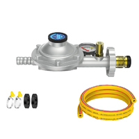 jiayun 家韵 850B-5S-3 带表单咀减压阀+煤气管套装 3m