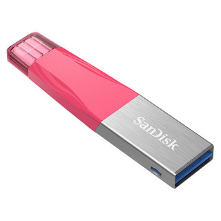 SanDisk 闪迪 欣享系列 SDIX40N USB 3.0 U盘 樱桃粉 64GB USB/lightning接口 双口