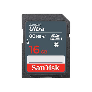 SanDisk 闪迪 至尊高速系列 升级款 SD存储卡 16GB（UHS-I、C10）