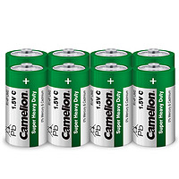 Camelion 飞狮 R14P-SP2G-CB4 2号碳性电池 1.5V 8粒装