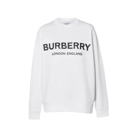 BURBERRY 博柏利 女士圆领卫衣 80114431 白色 L