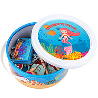 Disney 迪士尼 儿童钓鱼玩具 袋装30条鱼+2根鱼竿+收纳袋