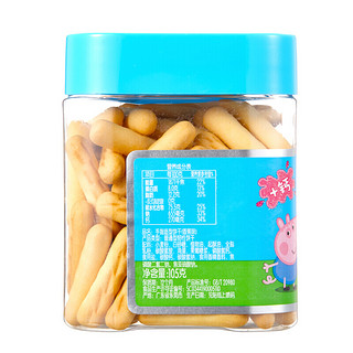 Peppa Pig 小猪佩奇 手指造型饼干 香蕉味 105g