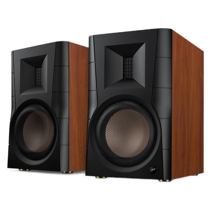 hivi 惠威 d300 桌面 hi-fi蓝牙音箱 桃木色