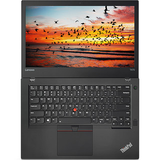 ThinkPad 思考本 T470 14.0英寸 轻薄本 黑色(酷睿I5-7200U、核芯显卡、8GB、256GB SSD、1366*768、20HDA030CD)