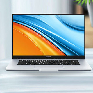 HONOR 荣耀 MagicBook 15 2021款 15.6英寸 轻薄本 冰河银(锐龙R5-5500U、核芯显卡、16GB、512GB SSD、1080P、IPS、BMH-WFQ9HN)