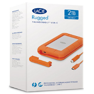 LACIE 莱斯  Rugged系列 STFR5000800 2.5英寸Type-C移动硬盘 5TB USB3.1