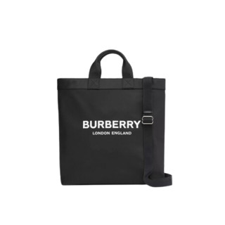 BURBERRY 博柏利 ECONYL® 男女款托特包 80262331 黑色