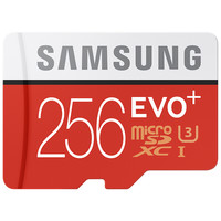 SAMSUNG 三星 EVO+ Micro-SD存储卡 256GB（UHS-I、U3）