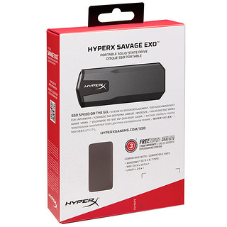Kingston 金士顿 刀锋系列 Savage EXO USB 3.1 移动固态硬盘 USB 480GB 黑色