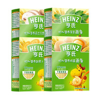 Heinz 亨氏 优加系列 营养面条 鸡蛋味+菠菜味+胡萝卜味+西兰花香菇味 252g*4盒