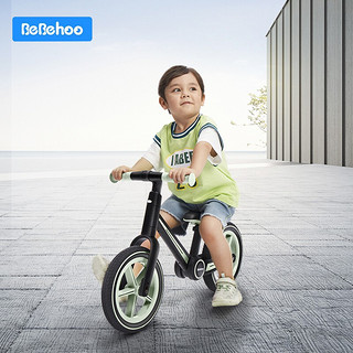 Bebehoo 儿童折叠平衡车2-3-6岁宝宝无脚踏滑步车自行溜溜车 赛车红