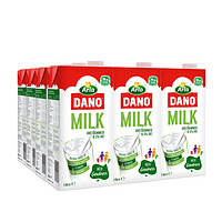 Arla Dano 阿拉丹 脱脂纯牛奶 1L*12盒