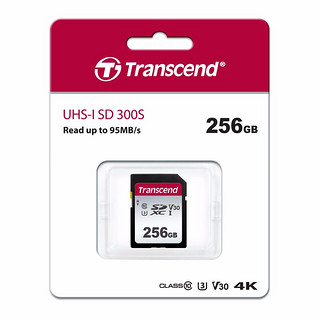 Transcend 创见 SDXC/SDHC 300S SD存储卡 256GB（UHS-I、V30、U3）