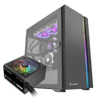 Thermaltake 曜越 H6 RGB E ATX机箱 半侧透 含电源 500W
