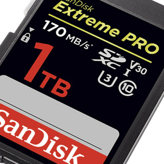 SanDisk 闪迪 至尊超极速系列 SDSDXXY SD存储卡 1TB（UHS-I、V30、U3）