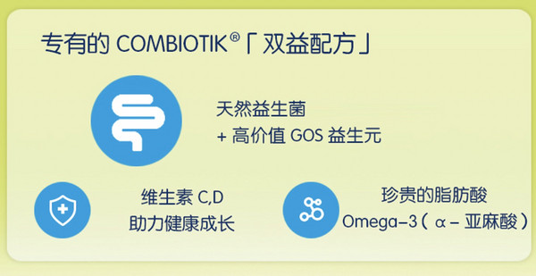 有机益生菌奶粉 Combiotik 幼儿配方奶粉 2+ (600 g) 4 盒