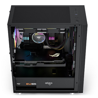 aigo 爱国者 炫影5 RGB ATX机箱 半侧透 黑色