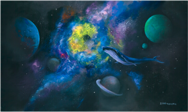 buybuyart 买买艺术 王唐糖《星梦》50×65cm 艺术版画抽象梦幻装饰画