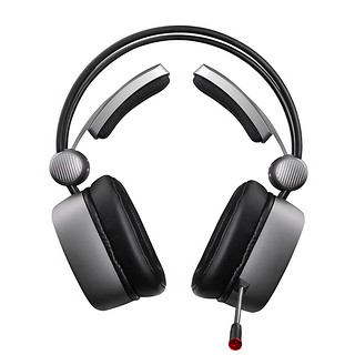 S21D 耳罩式头戴式动圈降噪有线耳机 银灰色 3.5mm