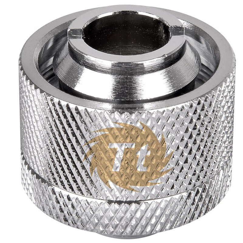 Thermaltake 曜越 Pacific 1/2’’ 水冷软管接头 银色