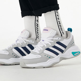 adidas NEO Strutter 女子休闲运动鞋 EG2689 白蓝灰 35.5