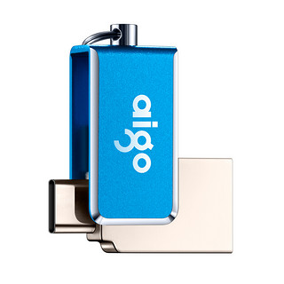 aigo 爱国者 U355 USB 3.1 手机U盘 蓝色 32GB Type-C/USB双口
