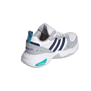 adidas NEO Strutter 女子休闲运动鞋 EG2689 白蓝灰 38.5