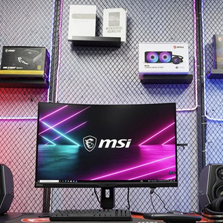 MSI 微星 MPG ARTYMIS 323CQR 32英寸 VA 曲面 FreeSync 显示器(2560×1440、165Hz、113%sRGB、HDR400）